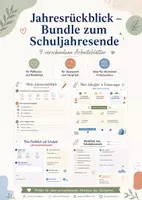 Vorschau - Arbeitsblätter - Schuljahresende Mega Bundle für Grundschule, Ske I und II – Reflexion, Awards, Urkunden & Mutmachzeugnisse - Seite 3