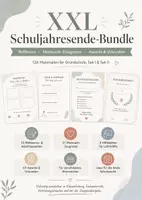 Vorschau - Arbeitsblätter - Schuljahresende Mega Bundle für Grundschule, Ske I und II – Reflexion, Awards, Urkunden & Mutmachzeugnisse - Deckblatt
