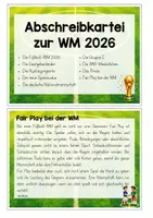 Vorschau - Aufgabenkarten - Abschreibkartei Deutsch 4-6: Die Fußball-WM 2026 - Seite 2