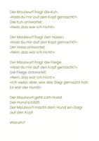 Vorschau - Stationenlernen - Komm, lies mit mir_Maulwurf_Roter Faden-Text - Seite 2