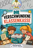 Vorschau - Arbeitsblätter - Geld Mathe Escape Room (Mathematik, Klasse 5–6) - Deckblatt