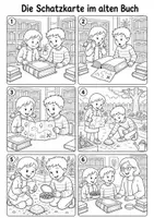 Vorschau - Arbeitsblätter - Bildergeschichten schreiben – Komplettpaket (wachsend) mit Wortspeicher, Satzanfängen & Musterlösungen | Deutsch Klasse 3/4 - Seite 2