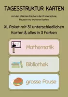 Vorschau - Poster - Tagestransparenz / Tagesstruktur / Stundenplan - Deckblatt