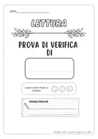 anteprima - Compiti in classe/Test - VERIFICA – LETTURA – CLASSE SECONDA – SECONDO QUADRIMESTRE - Pagina 1
