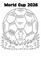 Vorschau - Arbeitsblätter - WM ⚽ World Cup 2026 – Englisch I Fußball-WM Speaking & Vocabulary Klasse 5–7 differenziert - Seite 1