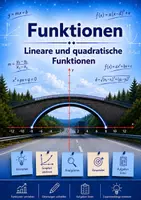 Vorschau - Lehrwerke/Schulbücher - Funktionen - eine Einführung mit linearen und quadratischen Funktionen - mit Aufgabenheft - Deckblatt