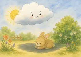 Vorschau - Bildkarten - Kamishibai Geschichte Die kleine Wolke - Seite 3