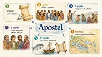 Vorschau - Arbeitsblätter - Arbeitsblatt zum Thema "Apostel" + Onlineübung & MP3 + Infografik - Seite 2