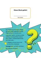 Vorschau - Stundenentwürfe - Rätselblock ab 12 Jahre, Band 1 - Seite 1