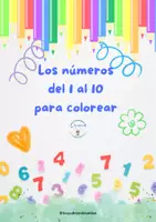 Vista previa - Manualidades / Dibujos para colorear - Los números para colorear - Portada