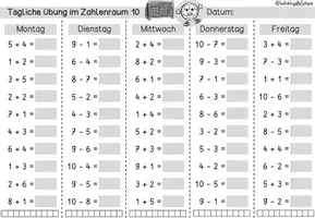 Vorschau - Arbeitsblätter - Fußball WM 2026 | kostenlos | tägliche Übung | Addition Subtraktion Einmaleins | Klasse 1-3 - Seite 2