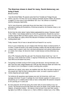 Vorschau - Test - 2 Klausurvorschläge zum American Dream, mit EWH, mock exam, mündliche Abiturprüfung, Klausuren Abitur - Seite 2
