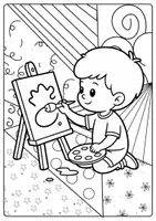 Vorschau - Mal- und Bastelvorlagen - Pop Art Hobbys für Kinder Kunst kreative Ideen Klasse 1 bis 4 Grundschule - Seite 2