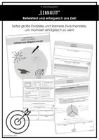 Vorschau - Unterrichtsreihen - Mit großen und kleinen Zielen sicher ans Ziel! - Deckblatt