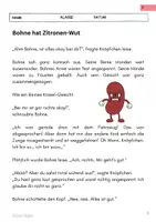 Vorschau - Interaktives Material - Lerngeschichte: Bohne hat Zitronen-Wut - Seite 2
