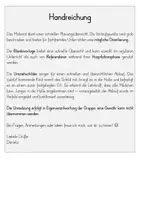 Vorschau - Stundenentwürfe - Sport Fachfremd - Verlaufsplan und Skizze - Seite 1