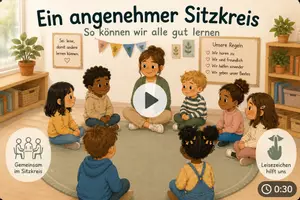 Vorschau - Videos - Erklärvideo - Was unseren Sitzkreis schöner macht. - Deckblatt