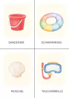 Vorschau - Bildkarten - Bildkarten Sommer | Sprachförderung und DaZ Material | Kindergarten & Grundschule - Seite 3
