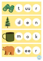 Voorbeeld - Kamperen Bundel voor Kleuters ⛺ - Pagina 3