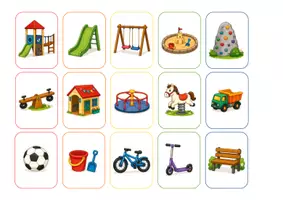 Vorschau - Bildkarten - Sprachförderung Sprachfit Wimmelbild auf dem Spielplatz - Seite 2