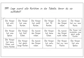 Vorschau - Arbeitsblätter - Eigenschaften geometrische Körperformen_Rätsel - Seite 2