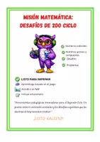 Vista previa - Unidades / Secuencias / Situaciones de Aprendizaje - NUMERACIÓN 4TO 5TO - Portada