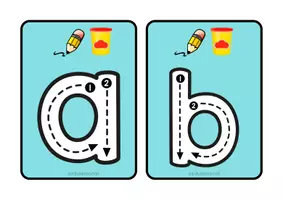 Vista previa - Juegos / Gamificación - trazos del abecedario - página 2