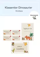 Vorschau - Anderer Materialtyp - Dinosaurier Klassentier Materialpaket Dinoklasse - Deckblatt