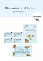 Vorschau - Anderer Materialtyp - Schildkröte Klassentier Materialpaket Schildkrötenklasse - Deckblatt