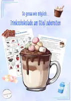 Vorschau - Arbeitsblätter - Vorgangsbeschreibung: Trinkschokolade am Stiel (Deutsch, Klasse 5-7) - Deckblatt