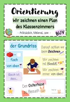 Vorschau - Stundenentwürfe - Orientierung: Wir zeichnen einen Plan des Klassenzimmers (Kl. 1/2) - BUV - Deckblatt