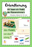 Vorschau - Stundenentwürfe - Orientierung: Wir bauen ein Modell des Klassenzimmers (Kl. 1/2) - Deckblatt