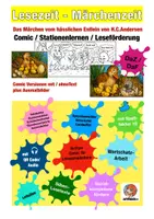 Vorschau - Stundenentwürfe - Das hässliche Entlein–Comic–Stationenlernen–DaZ / DaF - Deckblatt