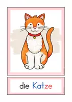 Vorschau - Arbeitsblätter - DaZ Haustiere - Wortschatz, Sprechen & Mini-Lesetexte - Seite 1