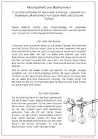 Vorschau - Unterrichtsreihen - Mutmachheft und Mutmurmeln - Material zur Einschulung - Seite 1