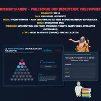 Vorschau - Spiele - Wissenpyramide - Philosophie und bedeutende Philosophen - Deckblatt