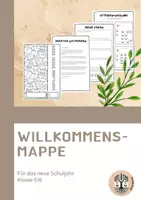 Vorschau - Anderer Materialtyp - Willkommensmappe neues Schuljahr 2026/ 2027 Sekundarstufe 1 - Deckblatt