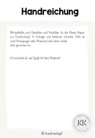 Vorschau - Mal- und Bastelvorlagen - Wimpel - Einschulung - Das bin ich - Steckbriefe - Seite 1