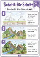 Vorschau - Stundenentwürfe - Kunstprojekt: MinecraftWelt (mit Vorlagen + Differenzierung) - Seite 2