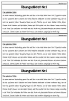Vorschau - Arbeitsblätter - Übungsdiktate Grundwortschatz (20 Stück) - Seite 1
