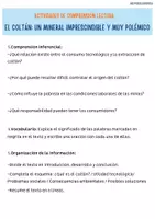 Vista previa - Hojas de trabajo - Texto expositivo para comprensión lectora: el coltán - página 3