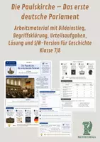 Vorschau - Unterrichtsreihen - Die Paulskirche – Das erste deutsche Parlament - Deckblatt