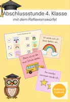 Vorschau - Spiele - Abschlusstunde in Klasse 4 mit dem Reflexionswürfel - Deckblatt