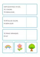 Vista previa - Hojas de trabajo - Comprensió lectora - Endevina la image - PRIMAVERA (pal) - página 1