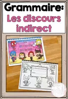 Vorschau - Stundenentwürfe - Grammaire: Le discours indirect (indirekte Rede) - Deckblatt