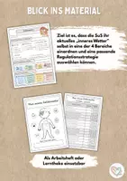 Vorschau - Arbeitsblätter - Mein inneres Gefühlswetter – Arbeitsheft / Lerntheke zum Gefühlsthermometer (Emotionsregulation & Körperwahrnehmung) | Klasse 1-4 - Seite 2