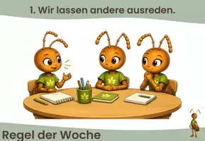 Vorschau - Poster - Klassenregeln mit Regel der Woche - Seite 1
