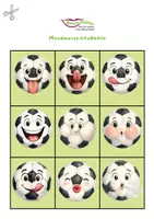 Vorschau - Bildkarten - Mundmotorik Fußbälle - Seite 1