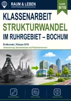 Vorschau - Klassenarbeiten - Klassenarbeit: Strukturwandel im Ruhrgebiet - Bochum - Deckblatt