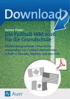 Vorschau - Arbeitsblätter - Die Fußball-WM 2026 für die Grundschule - Deckblatt